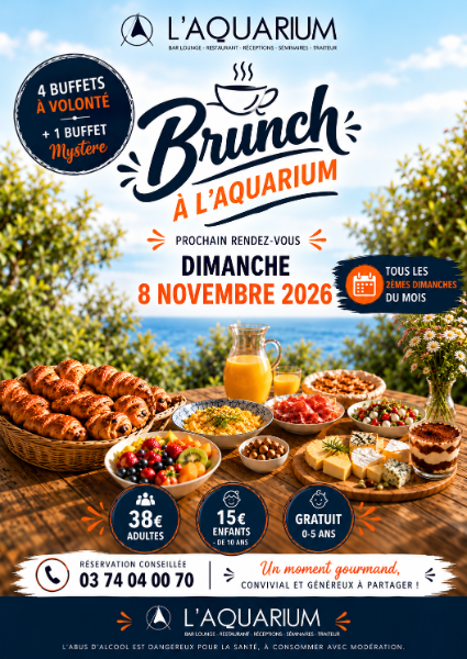 Notre prochain brunch arrive le dimanche 8 novembre 2026 ! Notre prochain brunch arrive le dimanche 8 novembre 2026 !