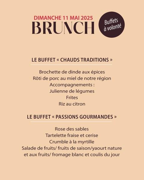 BRUNCH DU DIMANCHE 11 MAI