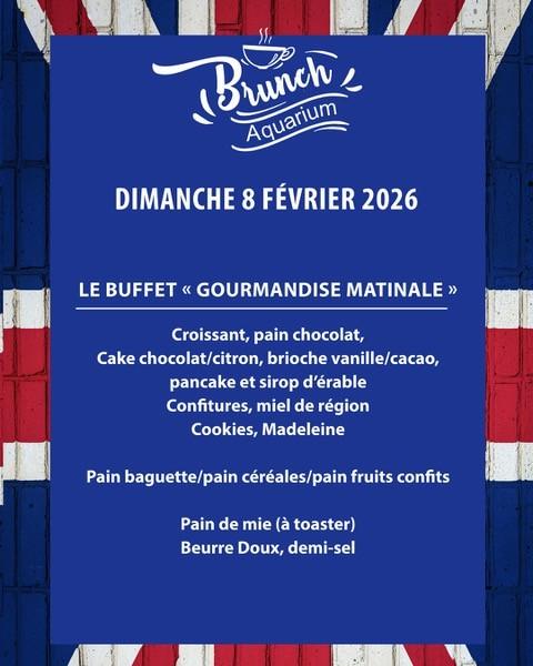 Brunch anglais à L’Aquarium – Dimanche 8 février