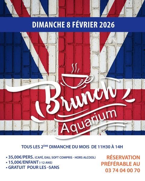 Brunch anglais à L’Aquarium – Dimanche 8 février