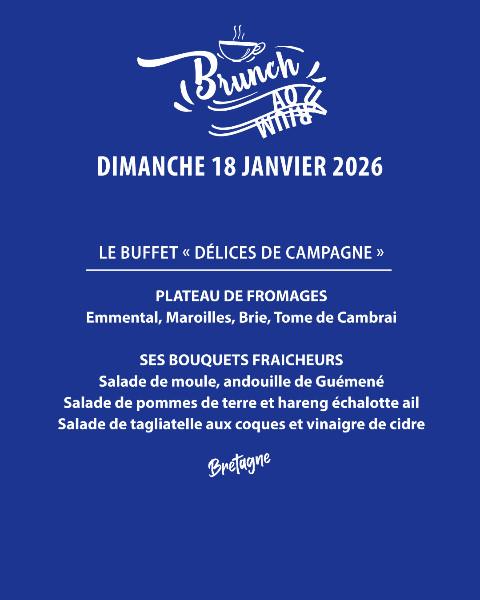Dimanche 18 janvier, le brunch prend la direction de la Bretagne