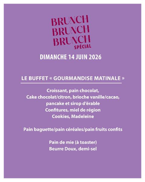 BRUNCH DIMANCHE 14 JUIN L'AQUARIUM BRUNCH DIMANCHE 14 JUIN L'AQUARIUM